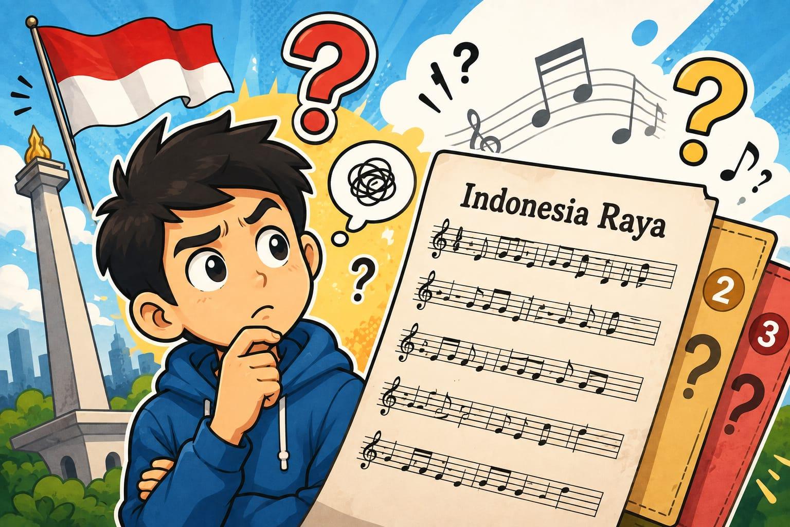 Indonesia Raya Punya 3 Stanza! Kenapa Kita Hanya Menyanyikan Satu?